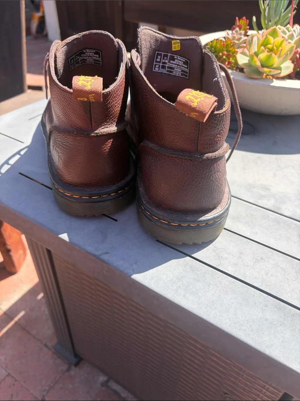 Dr. Martens Men's Dark Brown Leather Chukka Boots